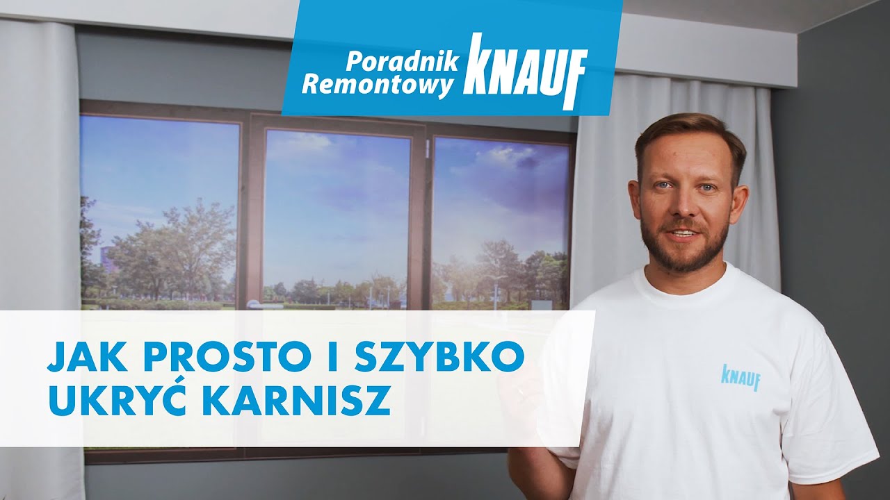 Maskownica G-K Karnisza - prosty i szybki spos&oacute;b na ukrycie karnisza [Poradnik Remontowy Knauf]