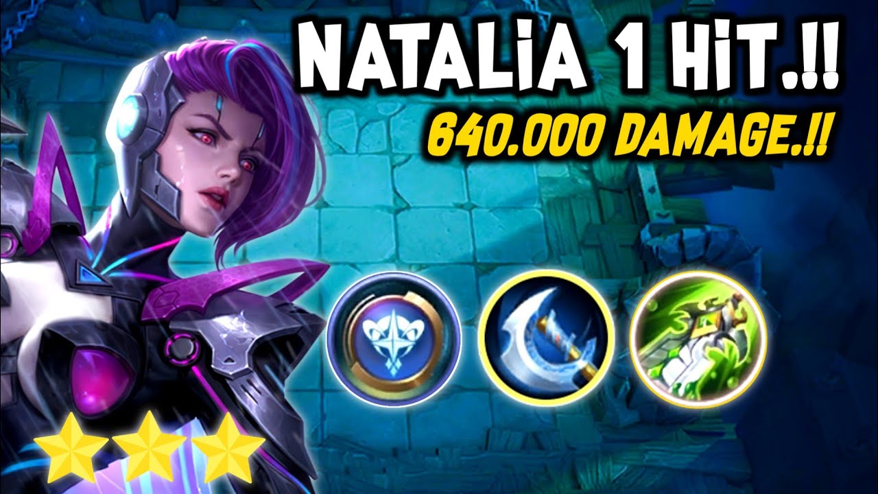 NATALIA ASTRO 1 HIT.!! DAMAGE TEMBUS 640.000.!! MAGIC CHESS MOBILE LEGENDS