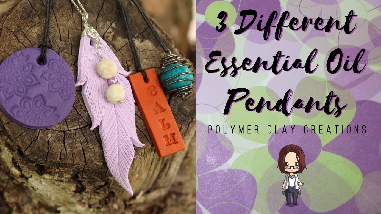 3 Ways to make Essential Oil Diffuser Pendants
