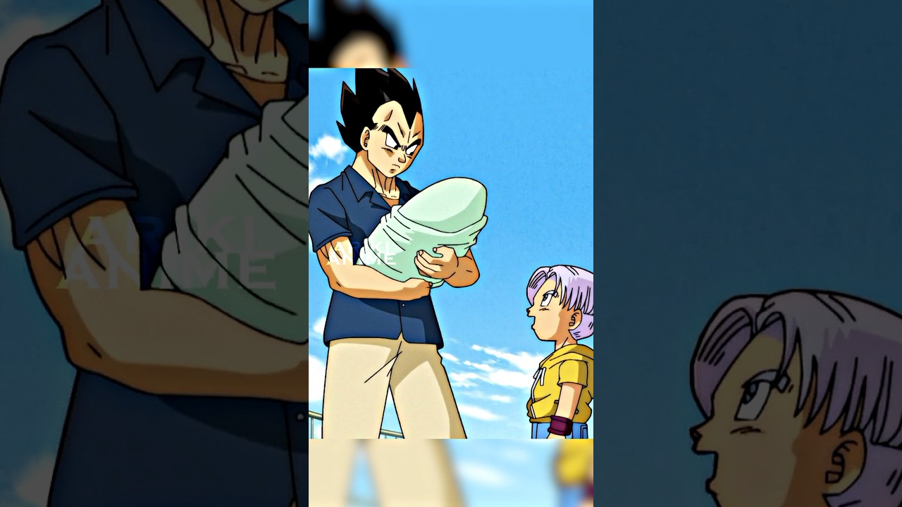 Vegeta Holds Bulla For The First Time❤️ (dbs edit) 