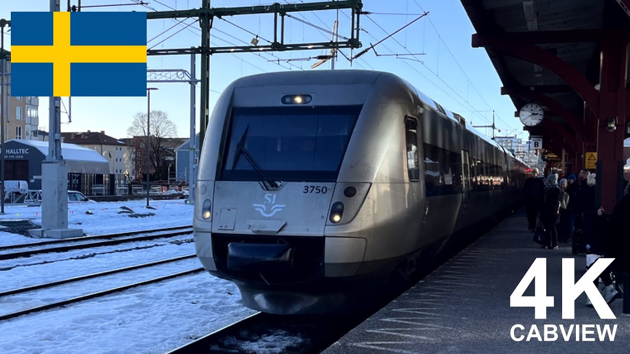 ALL ABOARD! TRAIN TOWARDS OSLO - 4K Cabview (Stockholm-Karlstad)