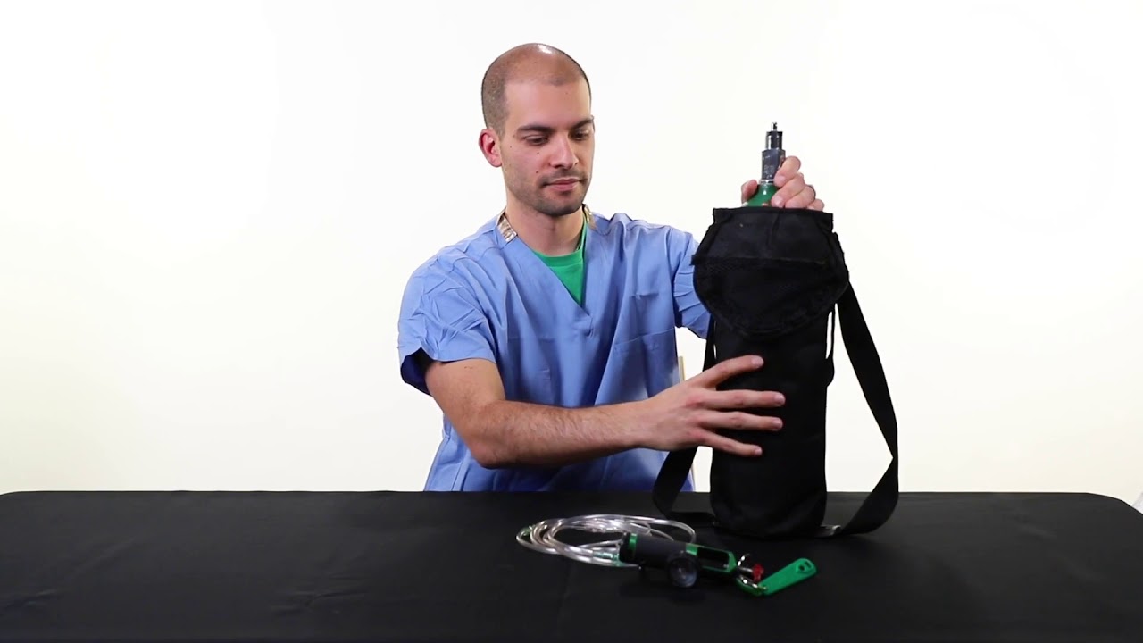 Instrucciones para usar su tanque de oxígeno