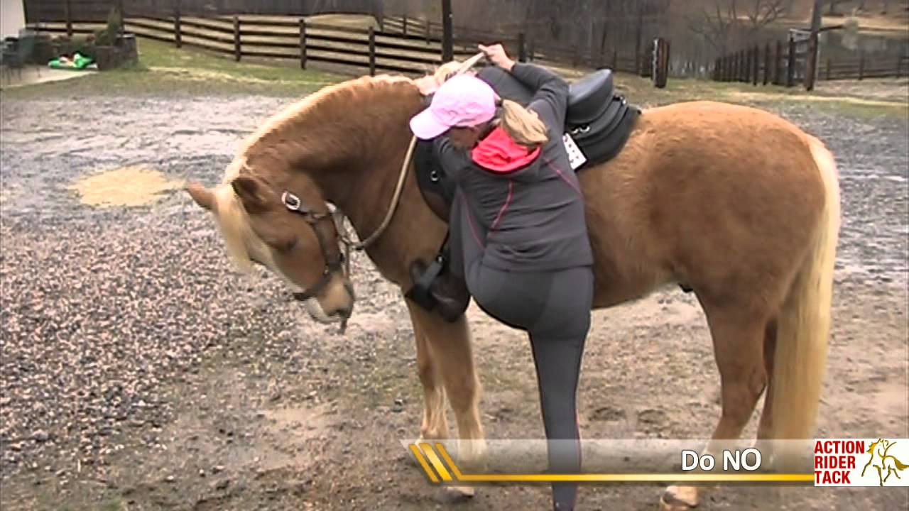 Mounting From Ground with Treeless Saddles