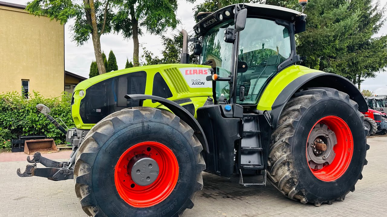 Claas Axion 940 CMATIC CEBIS, 2013r, nowe opony, pneumatyka, miękka kabina, 380 KM, 8,7L silnik