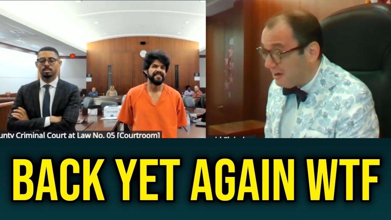 Dude With FIRST DEGREE FELONY Charge Picks Up NEW Case... Unbelievable