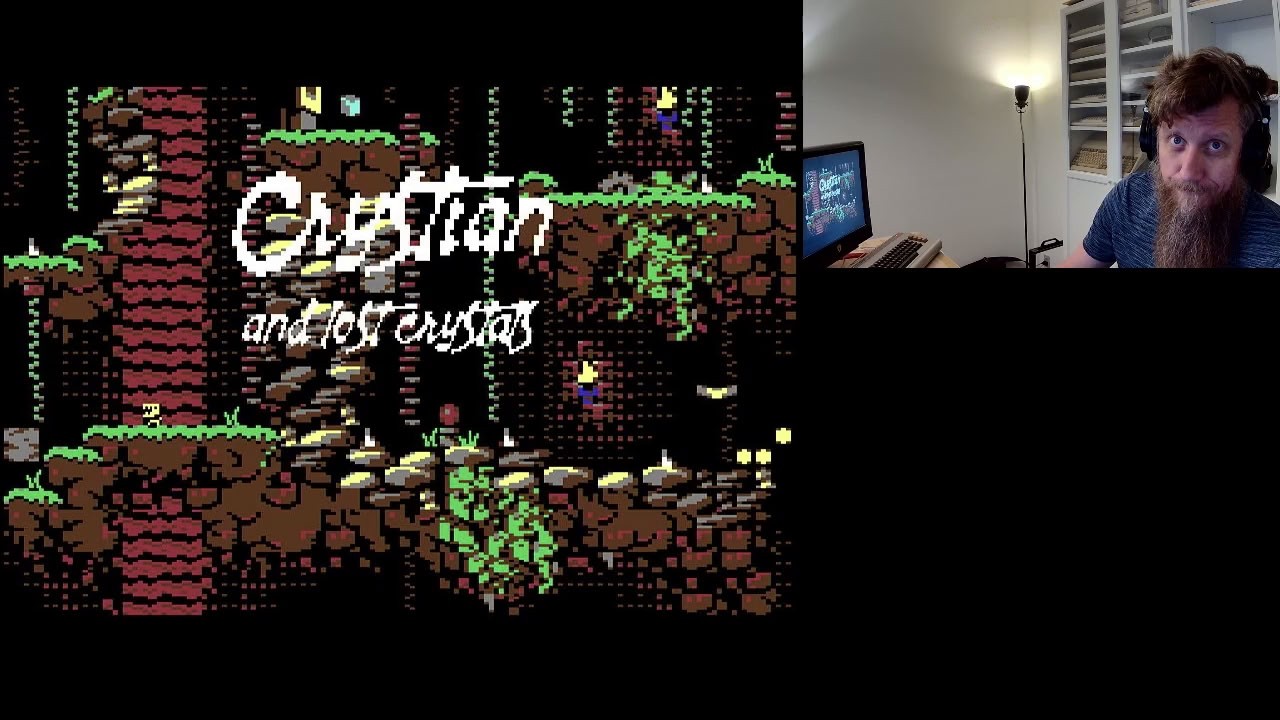 Crystian and the Lost Crystals (C64)  - Level 1 in 9:20