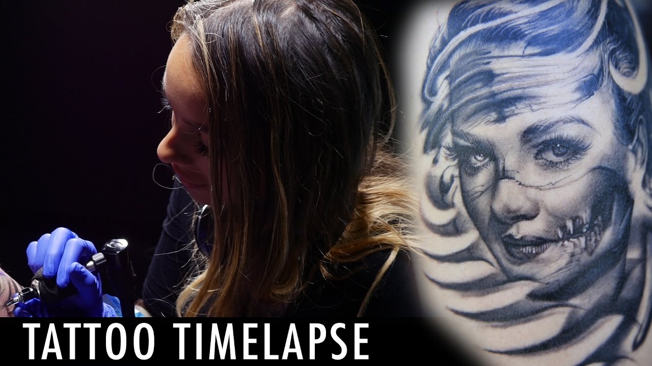 Tattoo Timelapse - Cleo Wattenstr̦m