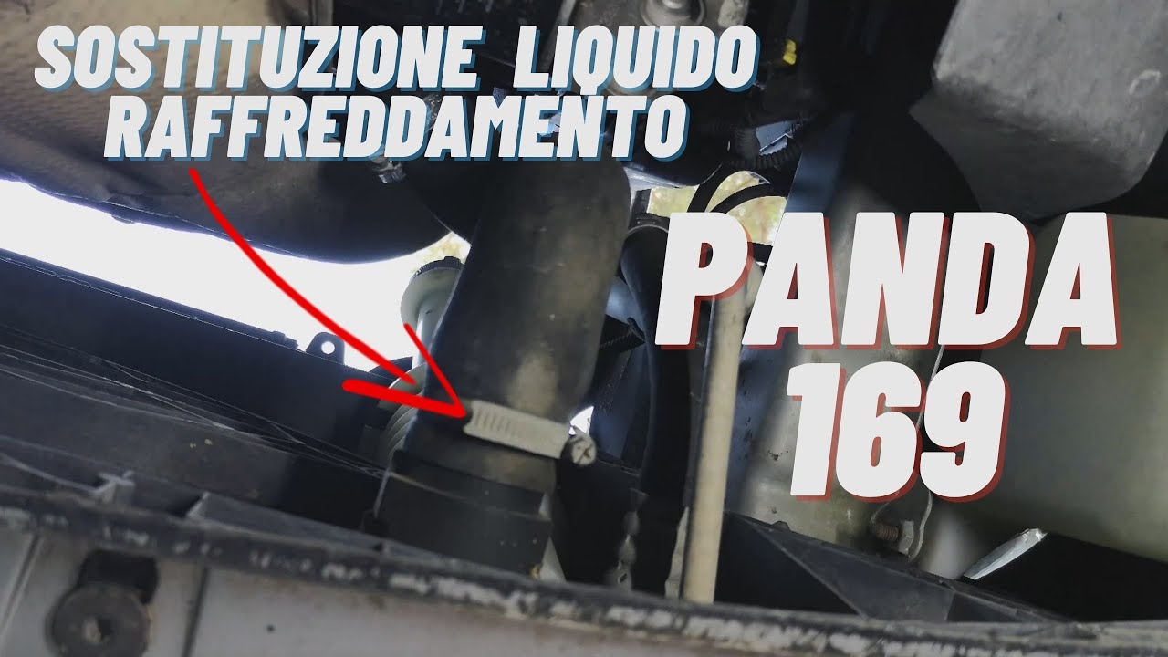 Spurgo impianto di raffreddamento nella Panda 169