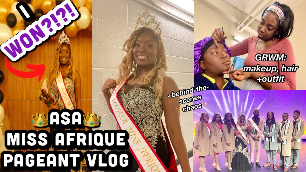 I WON?!: Howard ASA Miss Afrique Pageant VLOG|HBCU Pageant Queen| Peace Arobieke