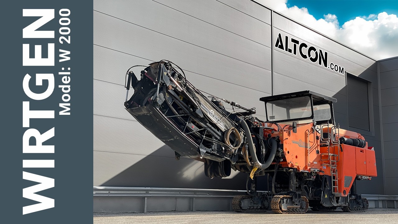 Used WIRTGEN W 2000 COLD MILLING MACHINE for Sale | 2008 | Worldwide shipping