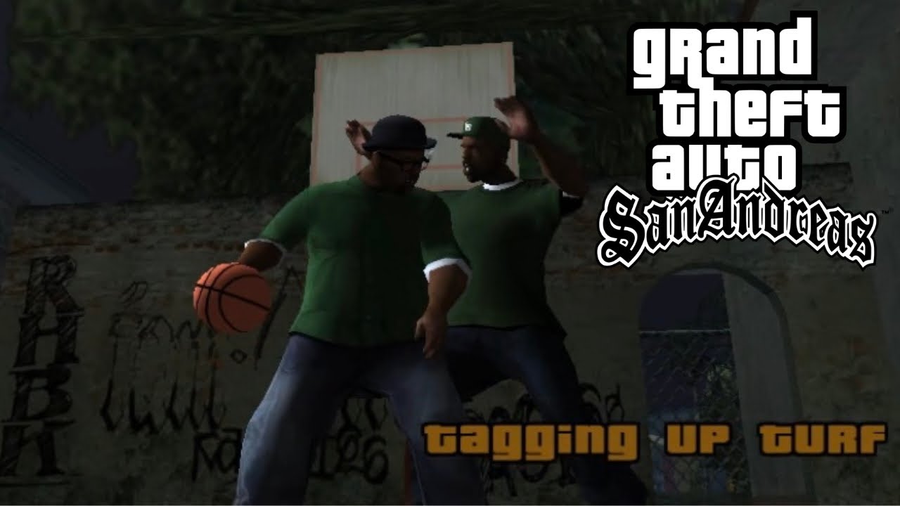 GTA San Andreas - Ryder Mission & Tagging Up Turf (Gameplay Walkthrough Parte 2)