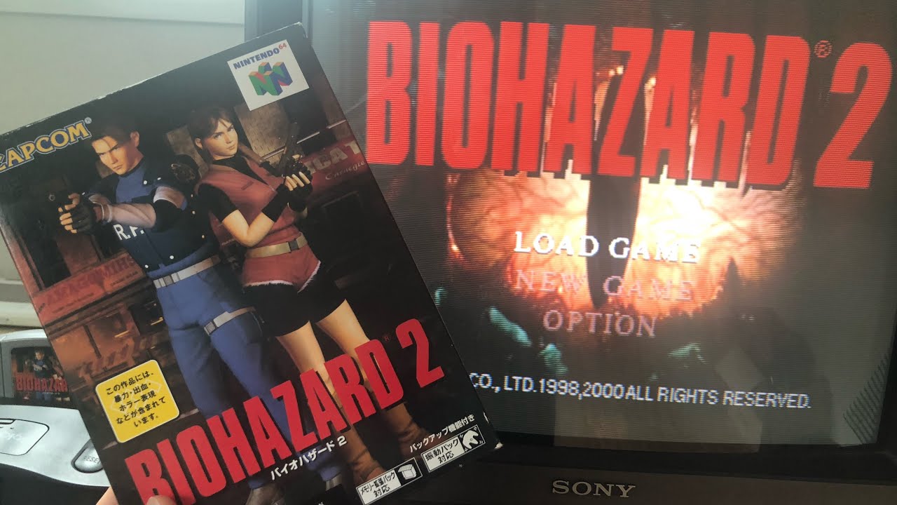 [N64] Resident evil 2 -N64 용 바이오하자드2 (초반 경찰서 진입 마빈 만나기까지)