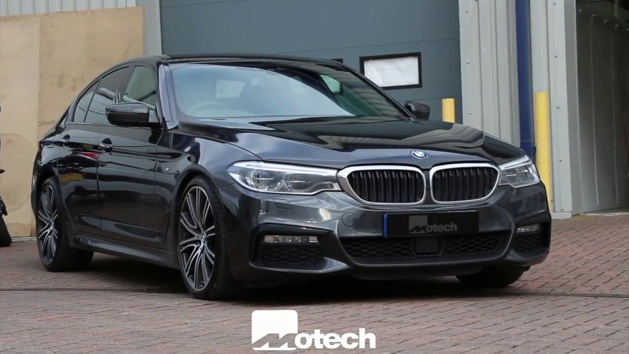 BMW 530d G30 Eibach springs 12/15mm wheel spacers Motech Performance