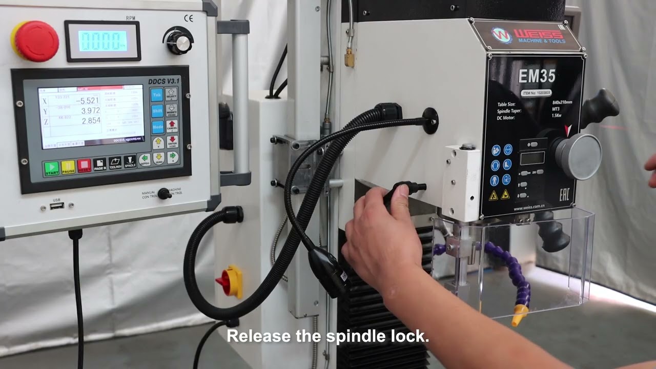 NEW WEISS EM35 Milling machine