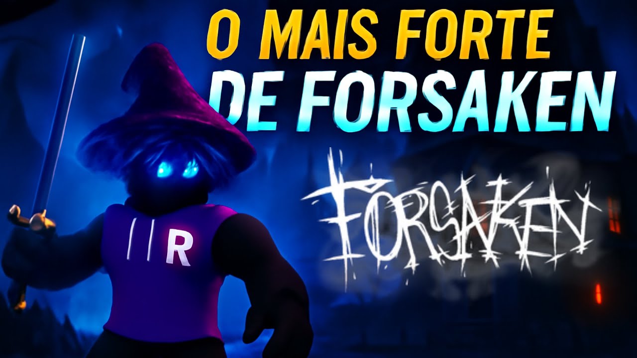 EU DOMINEI O FORSAKEN? ❌Jogando Forsaken (Roblox) | Vitória SURPREENDENTE!