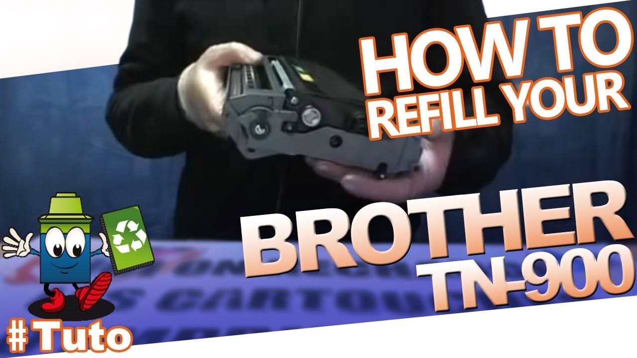 How To Refill A TN900 BrotherToner
