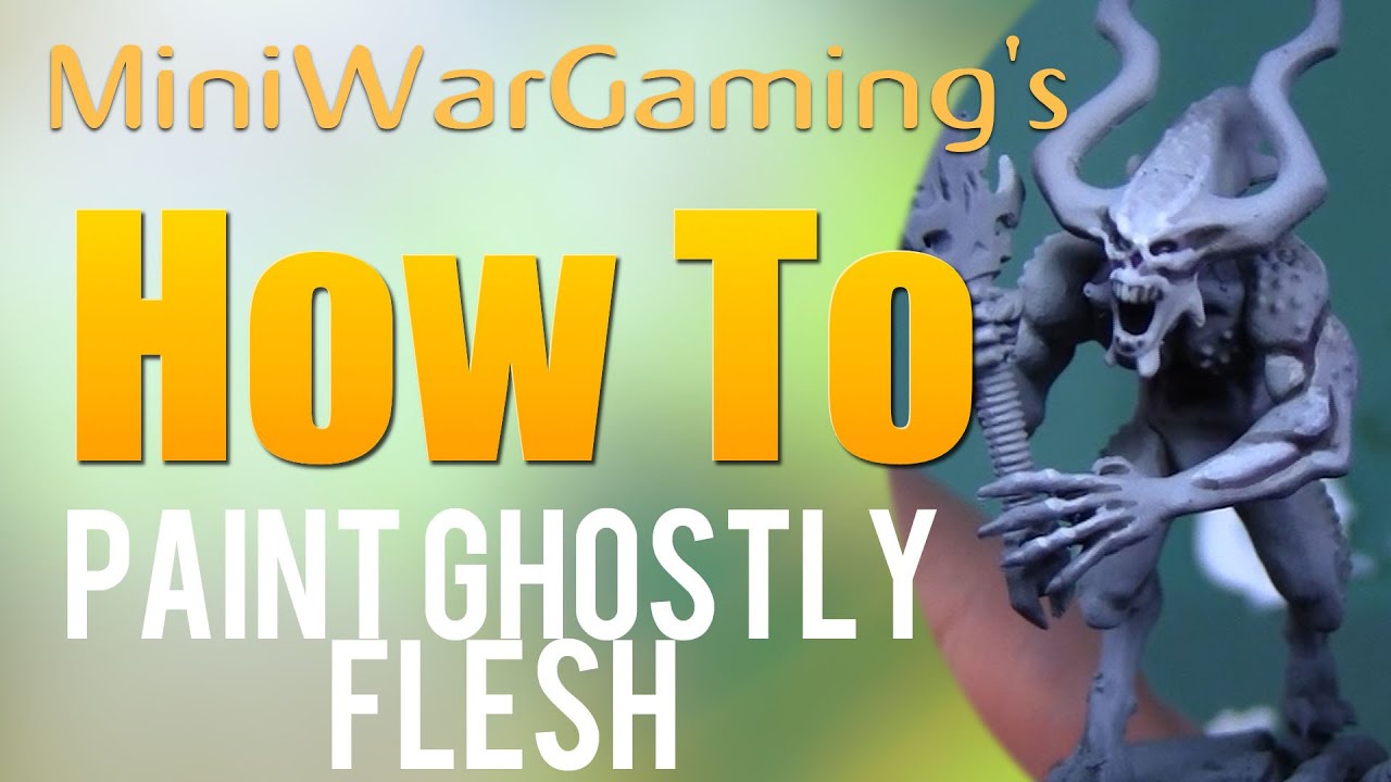 How To:  Paint Ghostly Flesh