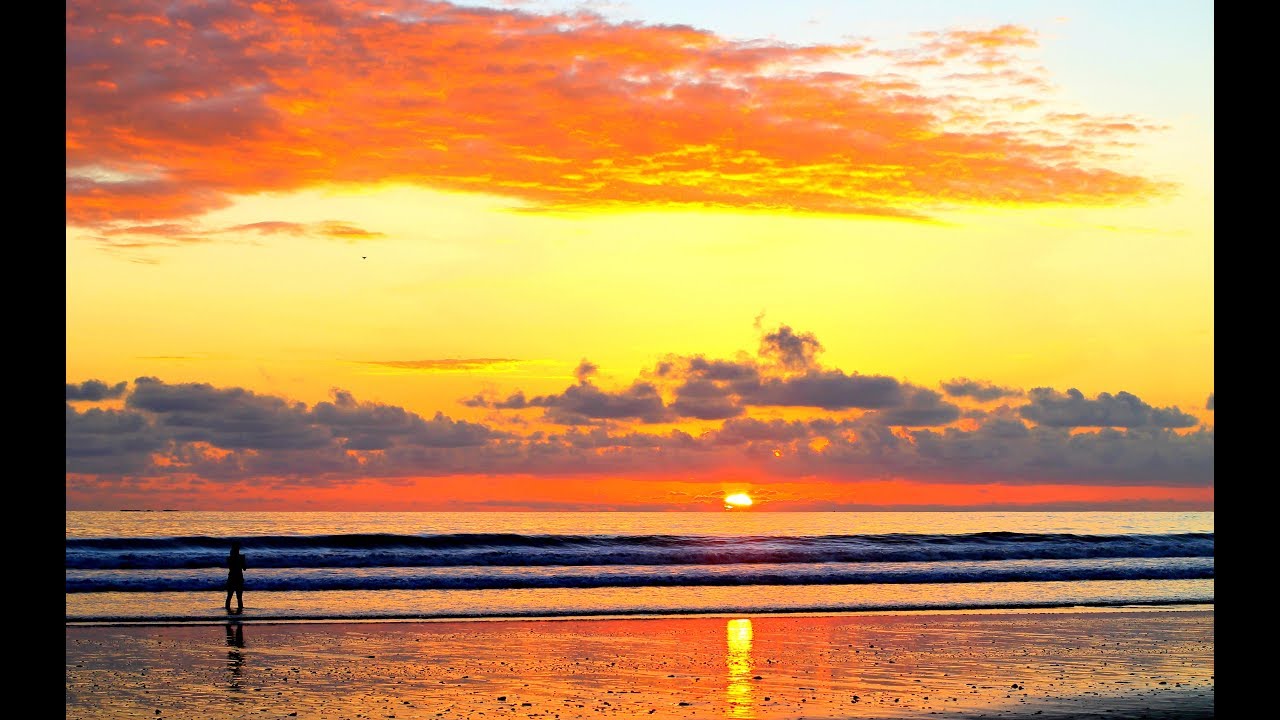 Playa Hermosa Uvita Costa Rica | Beach Sunset Video From Above