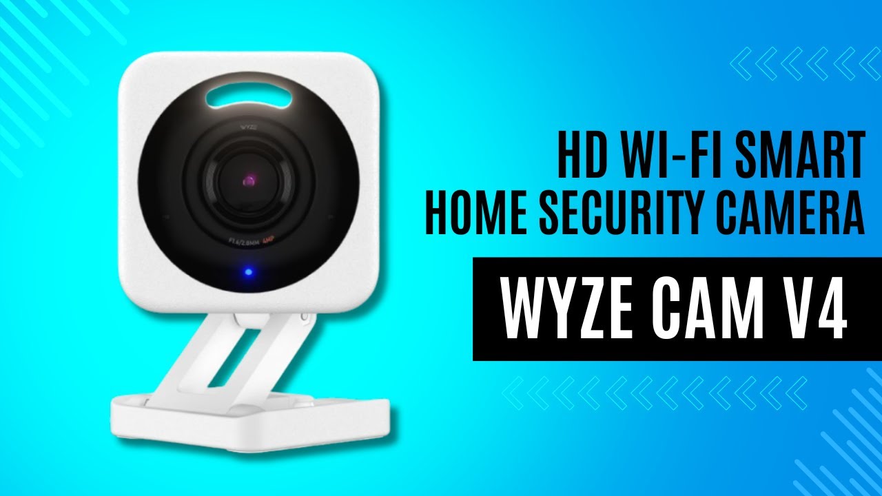 Wyze Cam v4, 2K HD Wi-Fi Smart Home Security Camera - UNBOXING & REVIEW