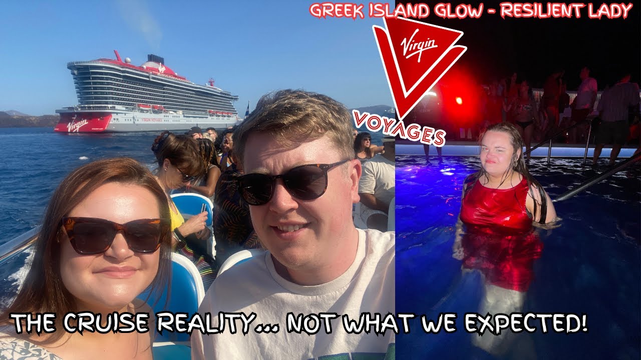 WE WENT ON OUR FIRST CRUISE IN OUR 20'S... here's how it went... *virgin voyage GREEK ISLAND GLOW*