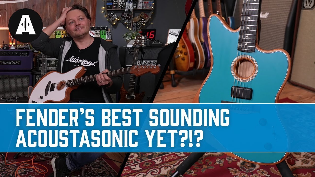 The NEW Fender Acoustasonic Jazzmaster - Their Best Sounding Acoustasonic Yet?