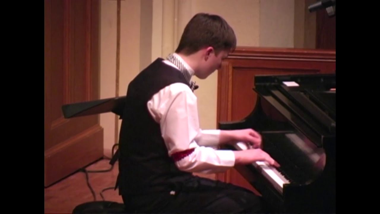 Amoureuse Waltz Performed by a Young Adam Swanson in Muscatine, Iowa at Age 16