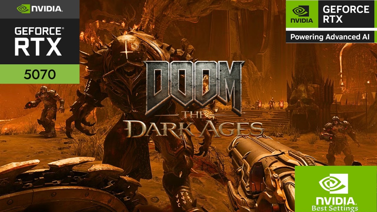 Doom The Dark Ages RTX 4080 1440p DLAA,QUALITY,BALANCED 2026