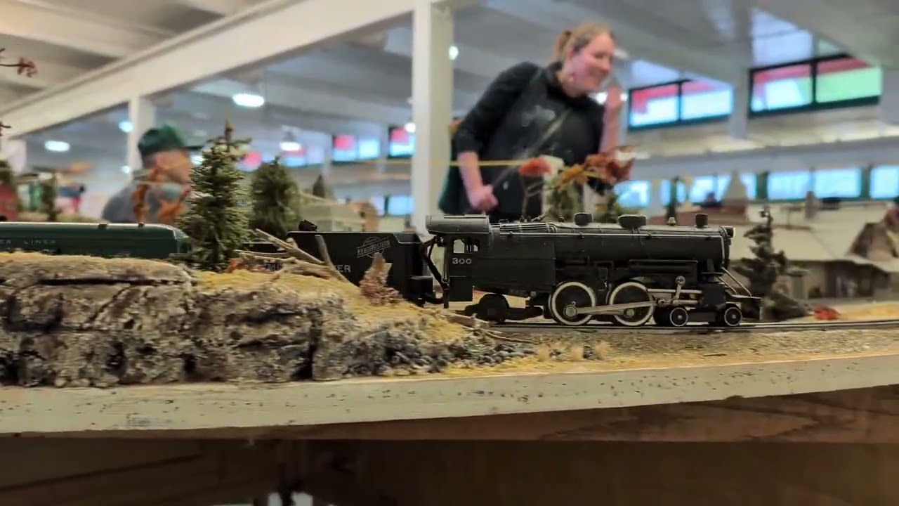 Running American Flyer trains on The Capitol Layout 02-14-2026