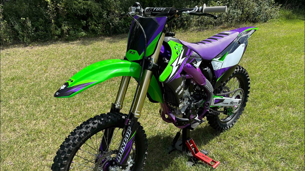 AMAZING REVIVAL OF A BLOWN UP DIRT BIKE! (2012 KX250F)