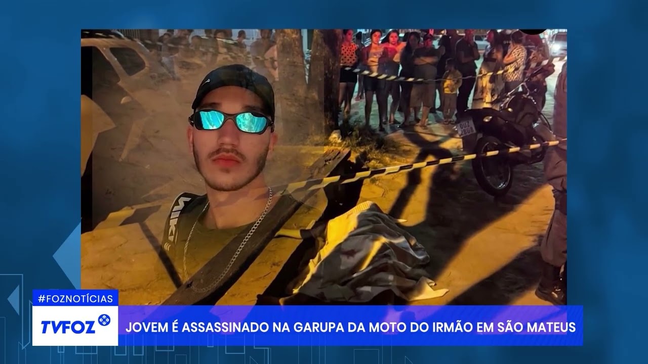 Jovem é assassinado na garupa da moto do irmão em São Mateus
