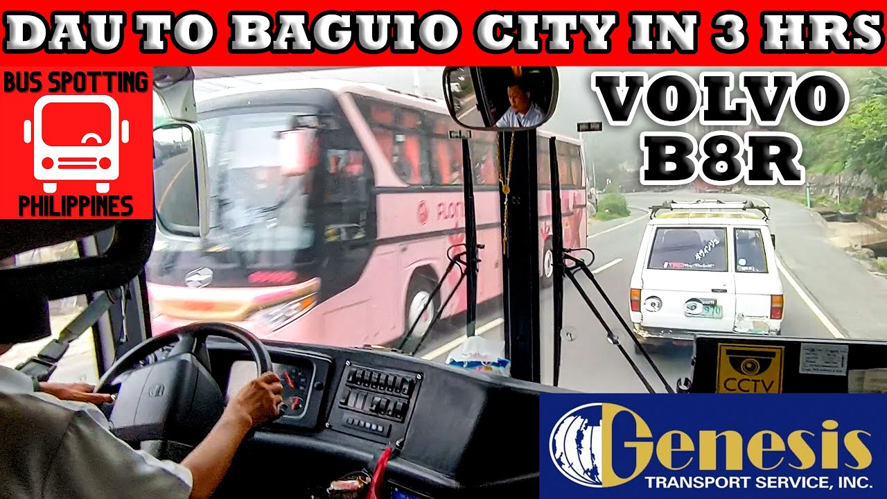 PAMPANGA TO BAGUIO CITY IN 3 HOURS | GENESIS 818718 VOLVO B8R