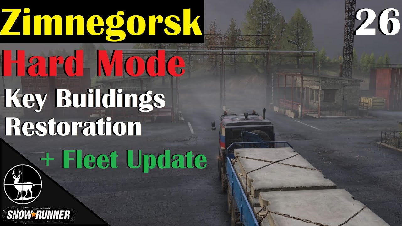 Key Buildings Restoration ⚠️ SnowRunner Hard Mode ⚠️ Taymyr Contracts