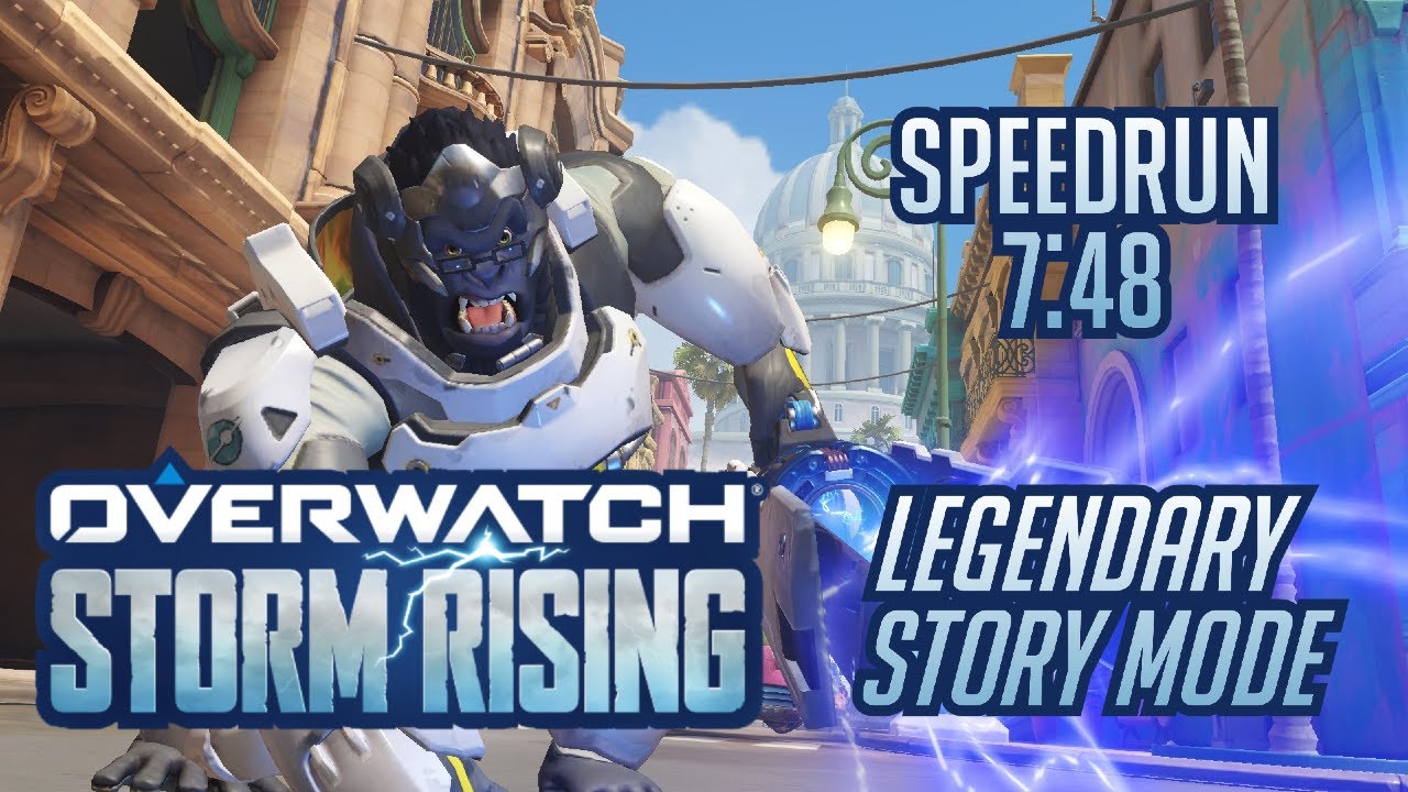 Storm Rising Story (Legendary) Speedrun [7:48.618] | Winston PoV