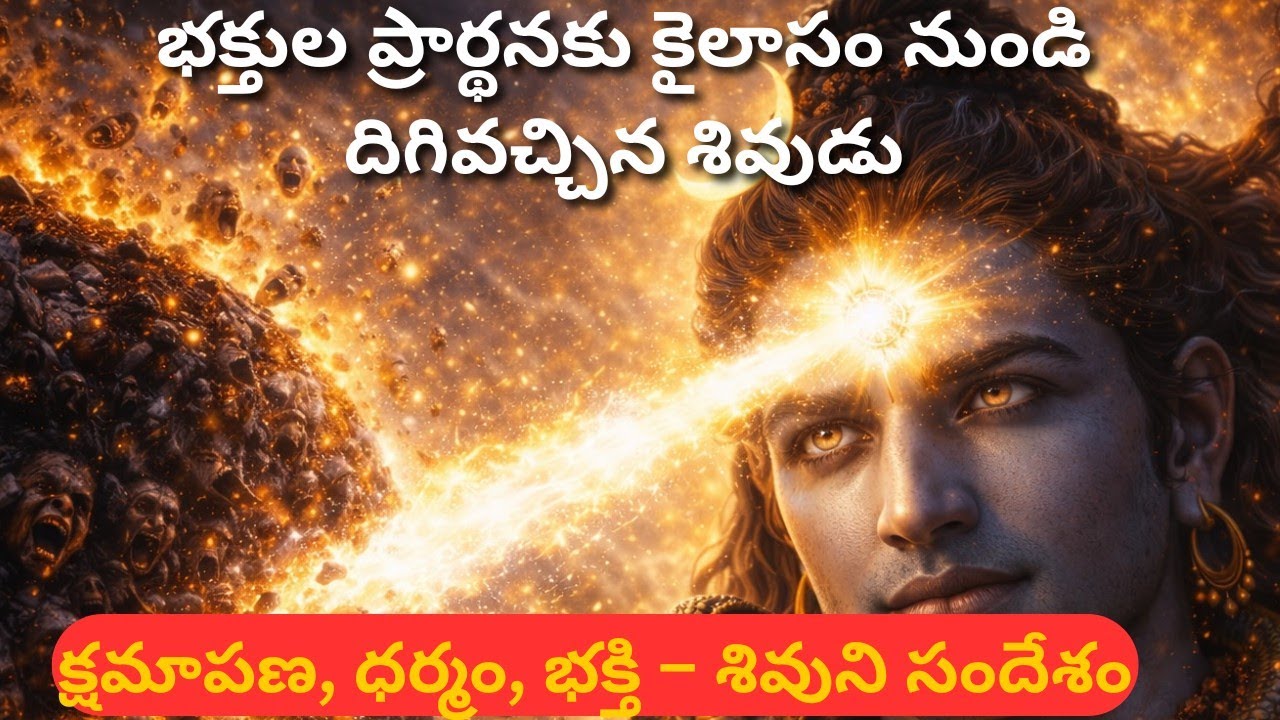 భక్తుల ప్రార్థనకు కైలాసం నుండి దిగివచ్చిన శివుడు 🙏🙏|The Power of Prayer: Shiva Descends from Kailasa