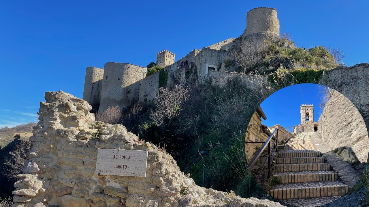ROCCASCALEGNA (CH) - Castello e museo - Abruzzo - Italy - 4K