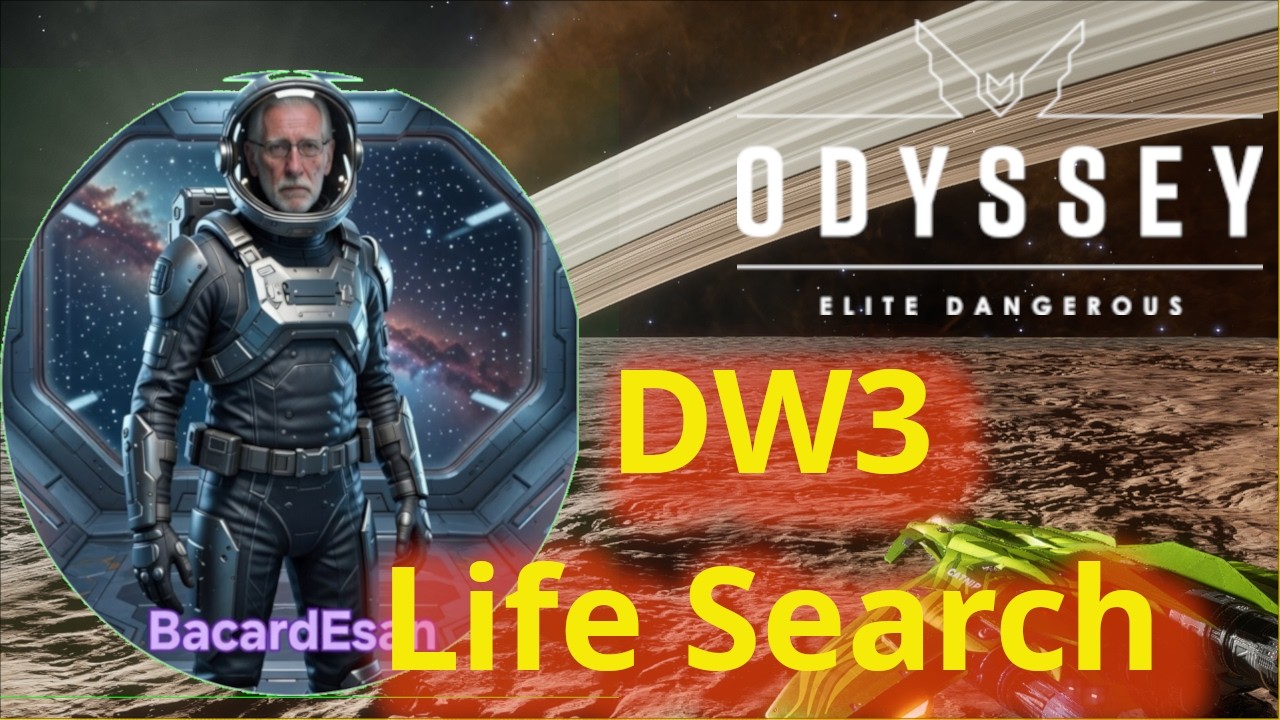 Elite Dangerous - Exo Bio search. Away from Beagle Point part 3.