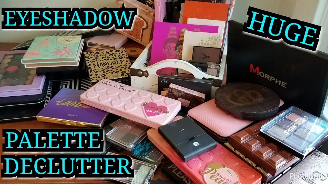Eyeshadow Palette Declutter | OVER 75 PALETTES | Palette Collection