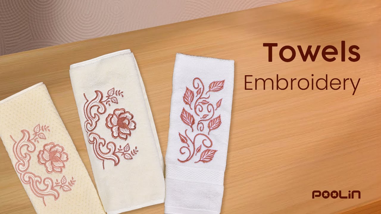 How to Embroider on Towels with PooLin EOC06 Embroidery Machine : Tips & Tricks for Beginners