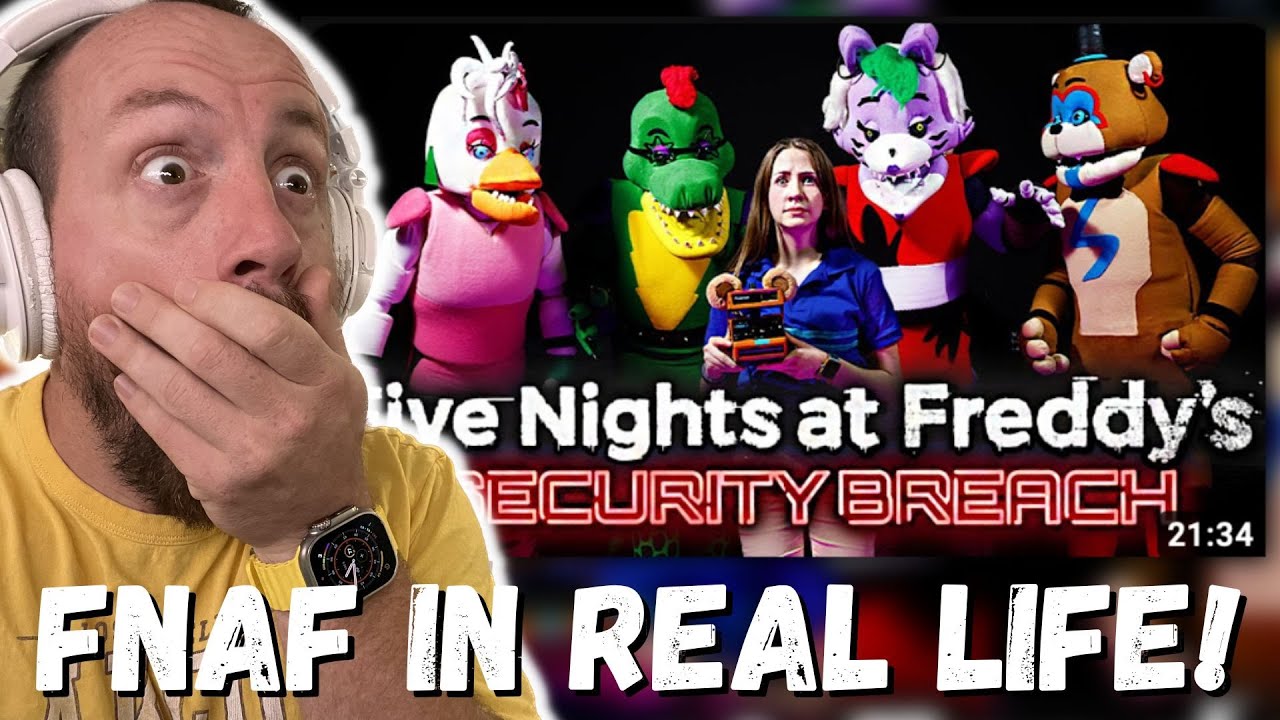 FNAF IN REAL LIFE! Shiloh & Bros FNAF: Security Breach In Real Life (REACTION!)
