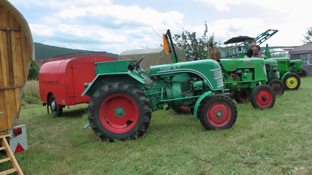 Traktortreffen in Trennfurt 2019 mit Dampfmodell Ausstellung