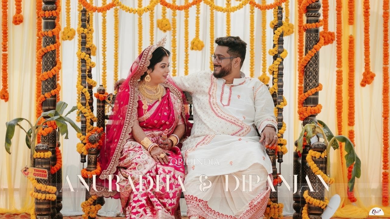 Best Bengali Wedding Video | অনুরাধা & দীপাঞ্জন Wedding Film #bestbengaliweddingvideo  QPID 2024