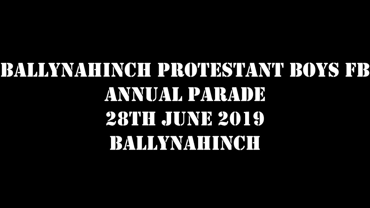 Ballynahinch Protestant Boys Flute Band Annual Parade 28th June 2019 (Full Parade)