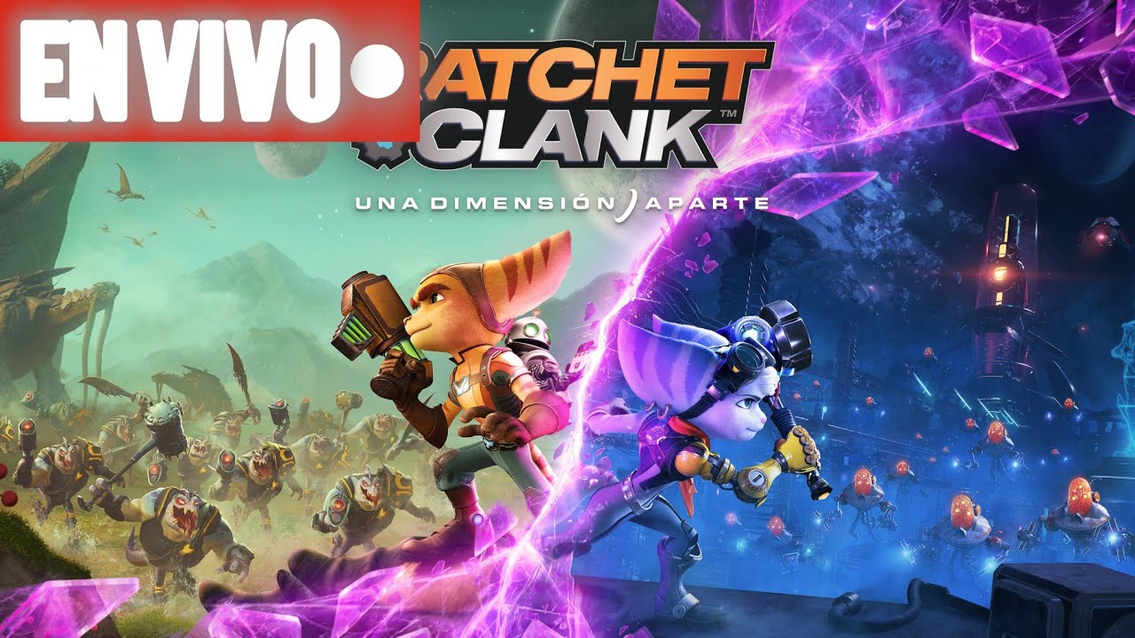Jugando Ratchet clank en vivo