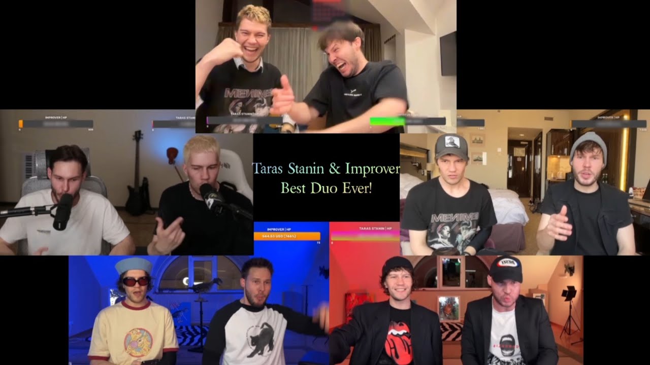 Best Duo Ever @TarasStanin & @Improverbbx 