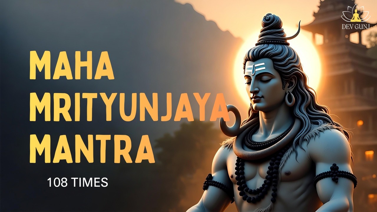 महामृत्युंजय मंत्र 108 times | MOST POWERFUL SHIVA Mantra For Growth | REMOVES NEGATIVE ENERGIES