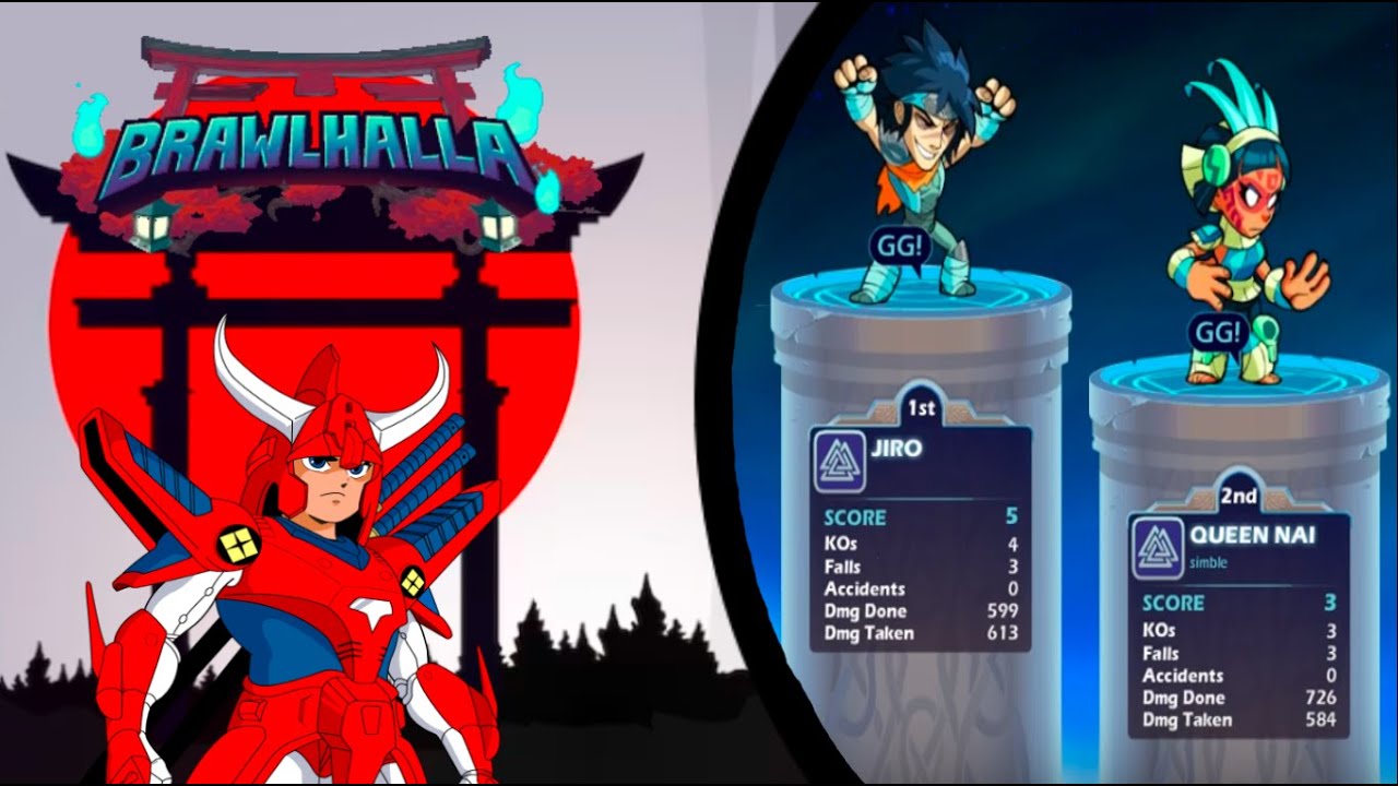Brawlhalla: Vizio Jiro in Free-For-All!!!