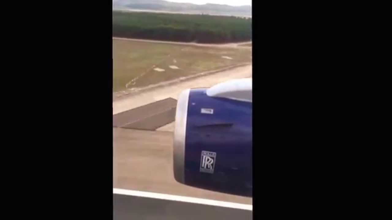BA 456 LHR to Madrid landing 17 10 14 Boeing 767