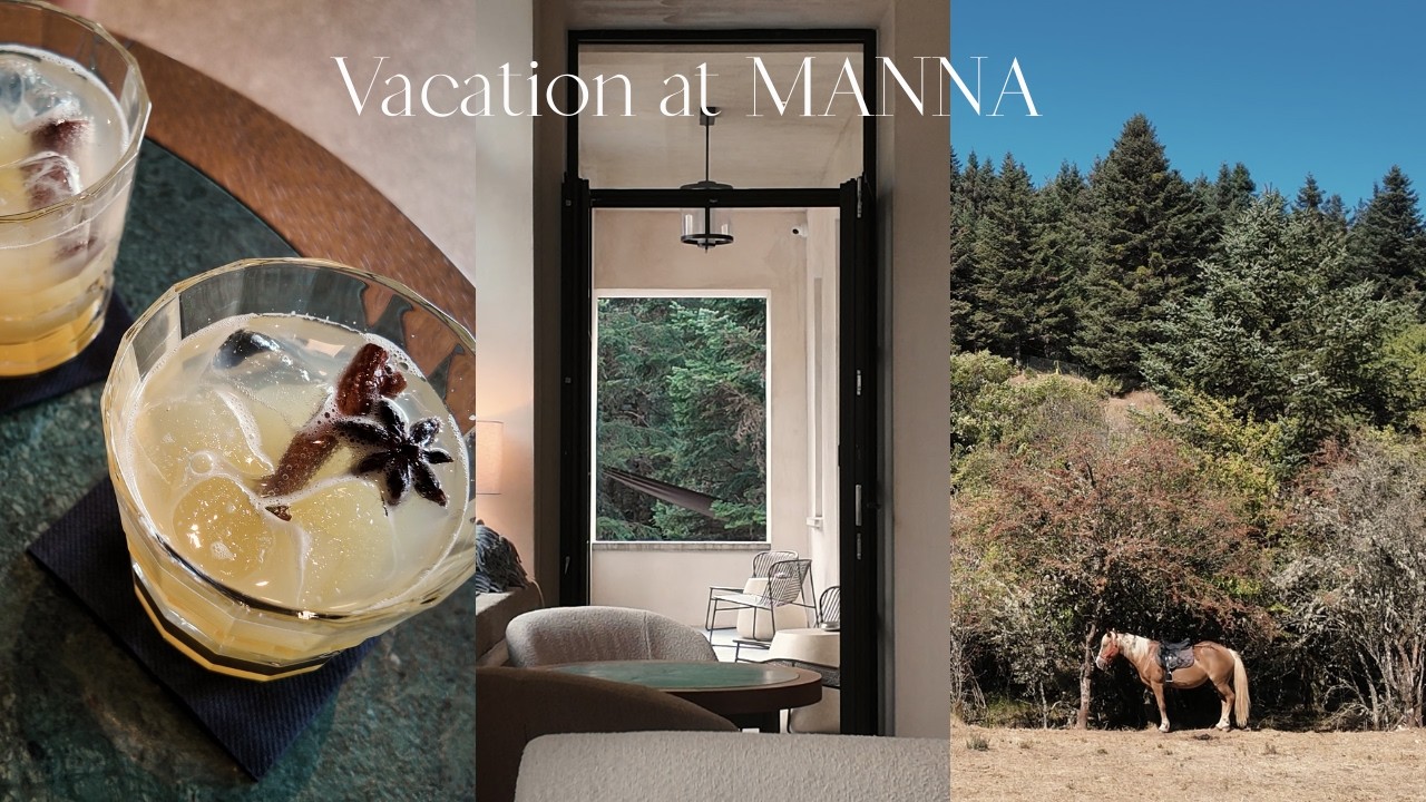 [vlog] ギリシャの森にある最高に素敵なホテル MANNA hotel