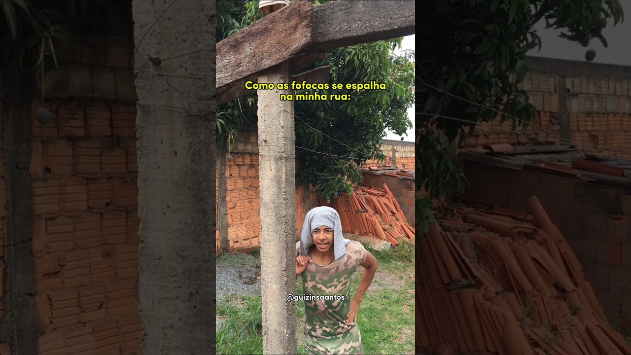 Como as fofoca se espalha 😂 #videosengra&ccedil;ados #humor #shorts #fofoca