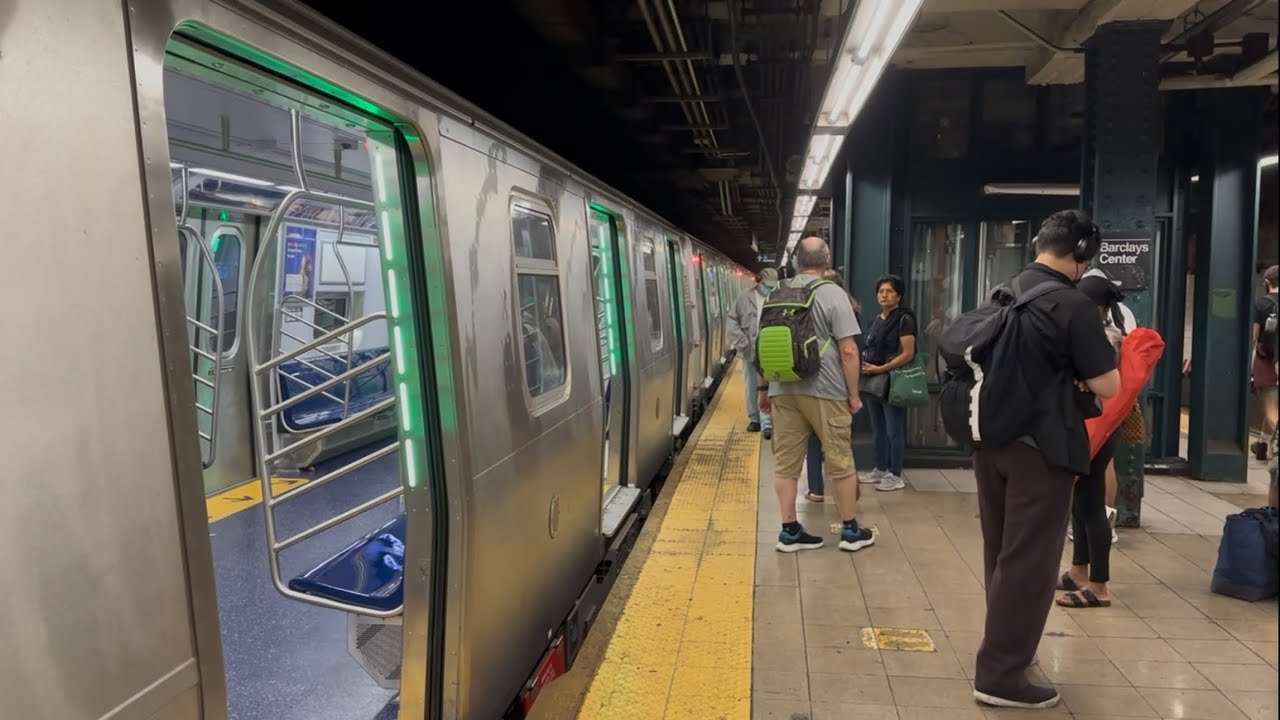 The 6 Avenue Line: R211 B Train Ride ends at Atlantic Avenue (4 Av), then back to Bedford Park Blvd